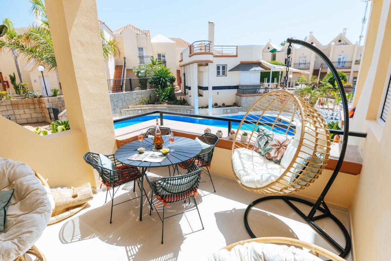 Amazing Renovated Pool View Apt, Aircon, 2 Min To Fanabe Beach Costa Adeje  Kültér fotó