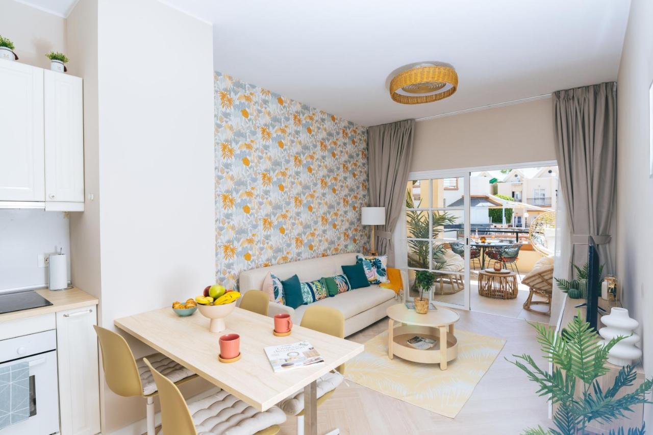 Amazing Renovated Pool View Apt, Aircon, 2 Min To Fanabe Beach Costa Adeje  Kültér fotó