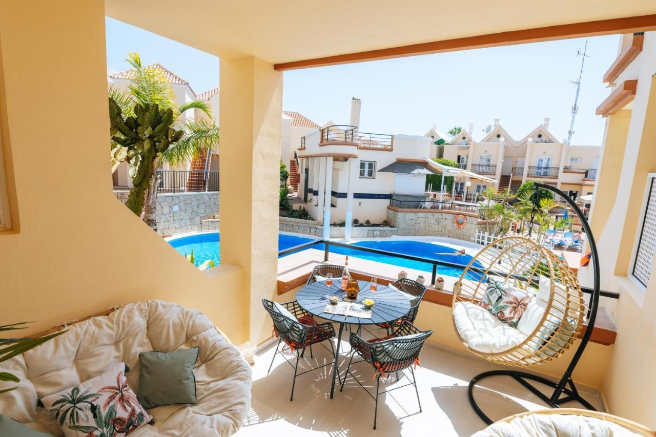 Amazing Renovated Pool View Apt, Aircon, 2 Min To Fanabe Beach Costa Adeje  Kültér fotó